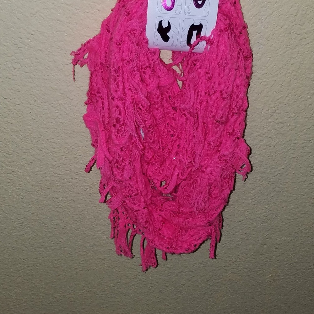 New Florescent Pink Scarf